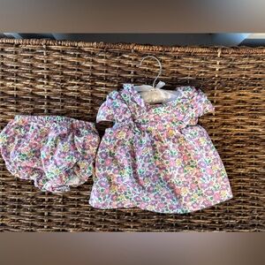 🐣🌸Janie and Jack Floral Baby Easter Dress with Bloomers🌸💐